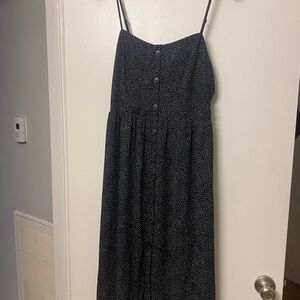 Elegant Black Spaghetti Strap Dress